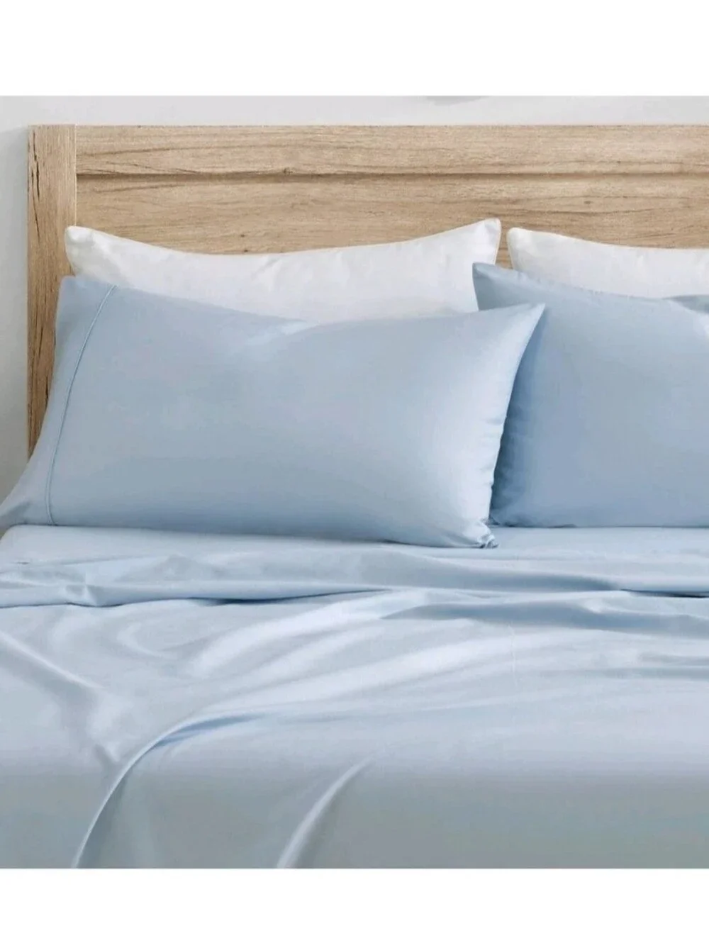 Kind•Lier 4 Piece Sheet Set (king) 100% Organic Cotton - Sky Blue